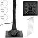 4. DRZEWKO DEKORACYJNE 240LED 180CM BLACK LUCA