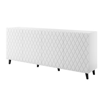 Komoda ASTI 200x42x82 biały mat