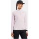 Bluza z półgolfem damska Odlo ZEROWEIGHT WARM Mid layer 1/2 zip różowa