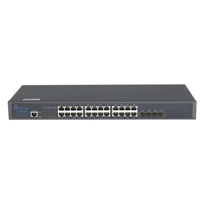 4. Extralink Switch Chiron 24x RJ45 1000Mb/s, 4x SFP+, L3, zarządzalny