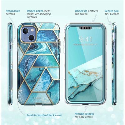 4. Etui Supcase Cosmo na iPhone 14 Plus - niebieskie