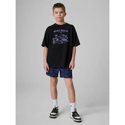 Spodenki plażowe boardshorty chłopięce 4F 4FJRSS26UBDSM215-90A