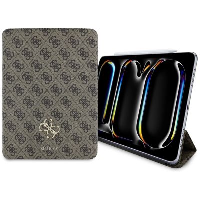 Etui Guess Magnetic 4G Big Logo na iPad Pro 11" 2024  - brązowe