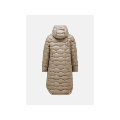 3. Płaszcz damski PEAK PERFORMANCE Helium Down Coat Women kolor beżowy