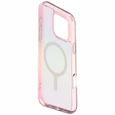 3. Etui UNIQ Iridescia Magclick Charging na iPhone 16 Pro - różowy