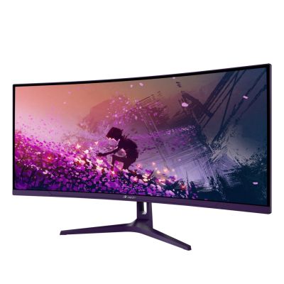 7. Arozzi Nova 34” Curved monitor komputerowy 86,4 cm (34") 3440 x 1440 px 4K Ultra HD LED Fioletowy