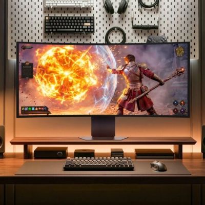 13. LG 39GX950B-B monitor komputerowy 99,1 cm (39") 5120 x 2160 px 5K Ultra HD OLED Czarny