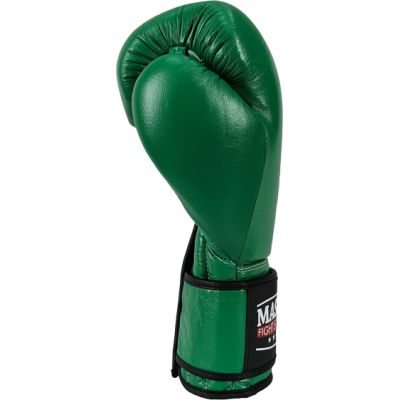 15. Rękawice bokserskie skórzane RBT-GREENSTRIKE 12 oz zielone