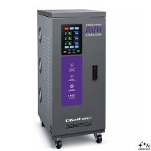 Qoltec Trójfazowy stabilizator napięcia AVR MULTIPROTECTION | 30kVA | Dokładność ± 3% | Serwomotor 3F | LCD | Expert Line