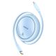 3. Kabel Baseus Free2Pull 20W 1m (niebieski)