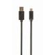 Kabel GEMBIRD CCP-USB3-AMCM-6 (USB 3.0 M - USB typu C M; 1,8m; kolor czarny)