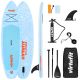 16. VIRTUFIT DESKA SUP SPLASH 225 Z AKCESORIAMI LIGHT BLUE