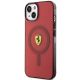 2. Etui Ferrari Translucent MagSafe na iPhone 14 - czerwone