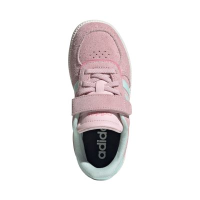 4. Buty dla dzieci adidas Breaknet Sleek różowo-miętowe JS0136