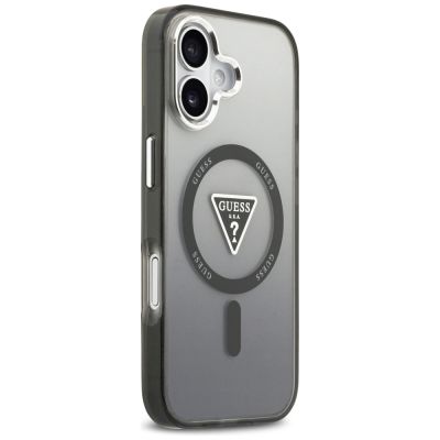 4. Etui Guess IML Gradient Triangle Logo MagSafe na iPhone 17 - czarne