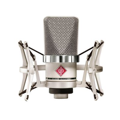 3. Neumann TLM 102 NI Studio Set - Mikrofon pojemnościowy, wielkomembranowy z uchwytem przeciwwstrząsowym, nikiel