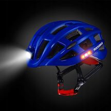 Rockbros kask rowerowy MTB z lampką nieb 57-62cm