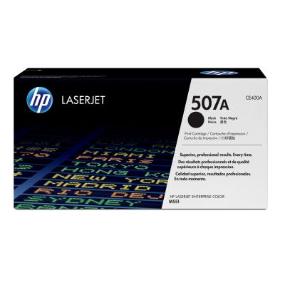 Toner HP 507A, HP507A=CE400A, 5500 str. Czarny