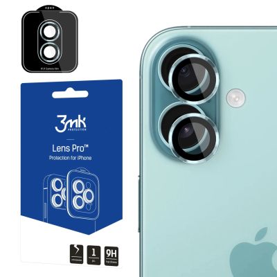 Szkło hartowane na obiektyw aparatu 3mk Lens Protection Pro do iPhone 17 - zielone