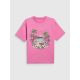 6. T-shirt bawełniany dziewczęcy 4F 4FJRSS26TTSHF3981-54S