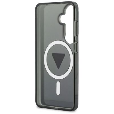 7. Etui Guess IML Gradient Triangle MagSafe na Samsung Galaxy S26 - czarne