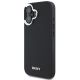 2. Etui DKNY Plain Silver Logo MagSafe na iPhone 16 - czarne