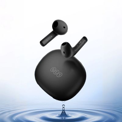 7. Słuchawki douszne QCY AilyBuds E10 z ENC LDAC Hi-Res Audio IPX4 Bluetooth 5.4 - czarne