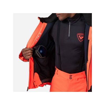 7. Kurtka narciarska męska ROSSIGNOL Hero Blackside Insulated Jkt czerwona