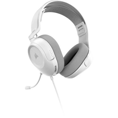 3. Corsair HS35 v3 Zestaw słuchawkowy Przewodowa Opaska na głowę Gaming Biały