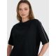3. T-shirt oversize z nadrukiem damski  4F 4FRSS25TTSHF2791-20S