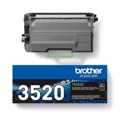 8. Brother TN-3520 kaseta z tonerem 1 szt. Oryginalny Czarny