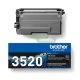 8. Brother TN-3520 kaseta z tonerem 1 szt. Oryginalny Czarny