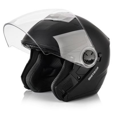 7. Kask motocyklowy Meteor Hekato XL 61 cm czarny