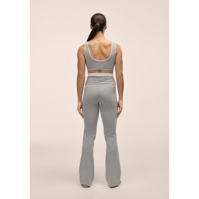 3. Spodnie damskie CASALL Sublime Folded Flare Pants kolor szary