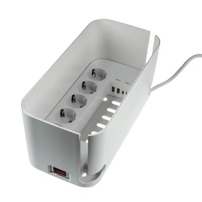 4. RealPower PowerBox 522 rozgałęziacz 1,5 m 5 x gniazdo sieciowe Wewnętrzna Biały