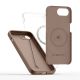 4. Etui Tech-Protect Silicone MagSafe na iPhone 16e / 17e - brązowe