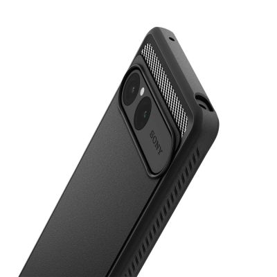 7. Etui Spigen Rugged Armor na Sony Xperia 10 VII - czarny mat