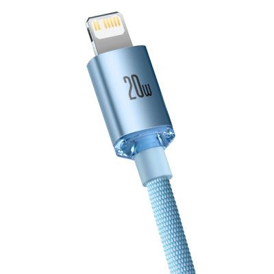3. Kabel Baseus CAJY001303 Lightning - USB-C PD 20W 480Mb/s 1,2m - niebieski
