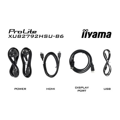 12. Monitor iiyama XUB2792HSU-B6 27IN FHD IPS BUSI/1920X1080 100HZ 0.4MS 250CD
