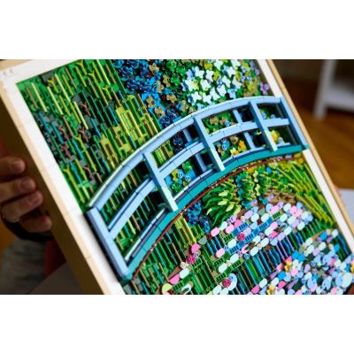 15. LEGO Art 31220 - Claude Monet: Most nad stawem z liliami wodnymi