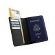4. Satechi FindAll Passport Cover - etui na paszport ze skóry wegańskiej z lokalizatorem kompatybilne z Apple Find My (black)