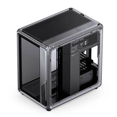 35. Jonsbo X400 PC-Gehäuse, Midi-Tower, ATX, Tempered Glass - grau