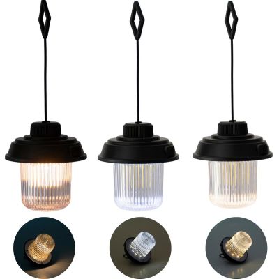 12. LATARKA LAMPA CAMPING USB 3 RODZAJE ŚWIATŁA REDCLIFFS CZARNY