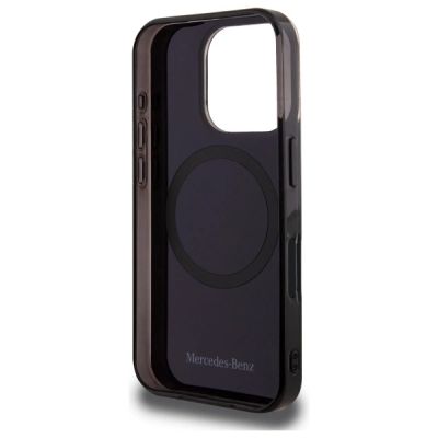 7. Etui Mercedes MB Double Layer BiColor MagSafe na iPhone 16 Pro Max - niebieskie