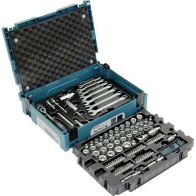 2. Makita E-08713 zestaw kluczy i narzędzi 120 przyb.