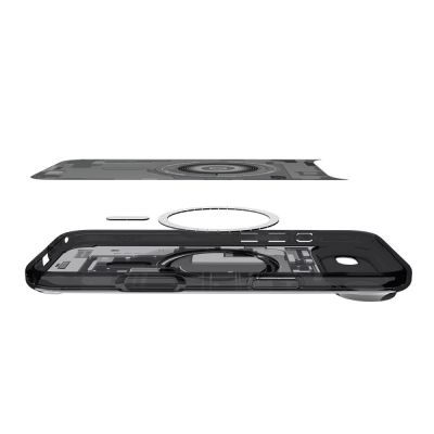 7. Etui Spigen Ultra Hybrid MagSafe na iPhone 17 Air Zero One - czarne