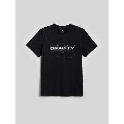 5. T-shirt slim z nadrukiem męskii 4F 4FRAW26TTSHM4667-20S