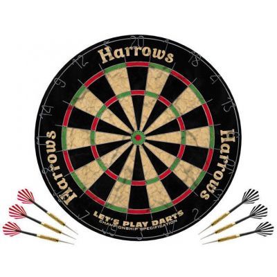 3. Zestaw Harrows Let's Play Darts Game Set HS-TNK-000013312