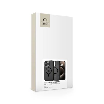 5. Etui Tech-Protect MagEdge MagSafe na iPhone 16 Pro - półprzezroczyste