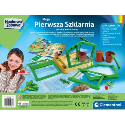 3. Zestaw Clementoni - Moja pierwsza szklarnia
